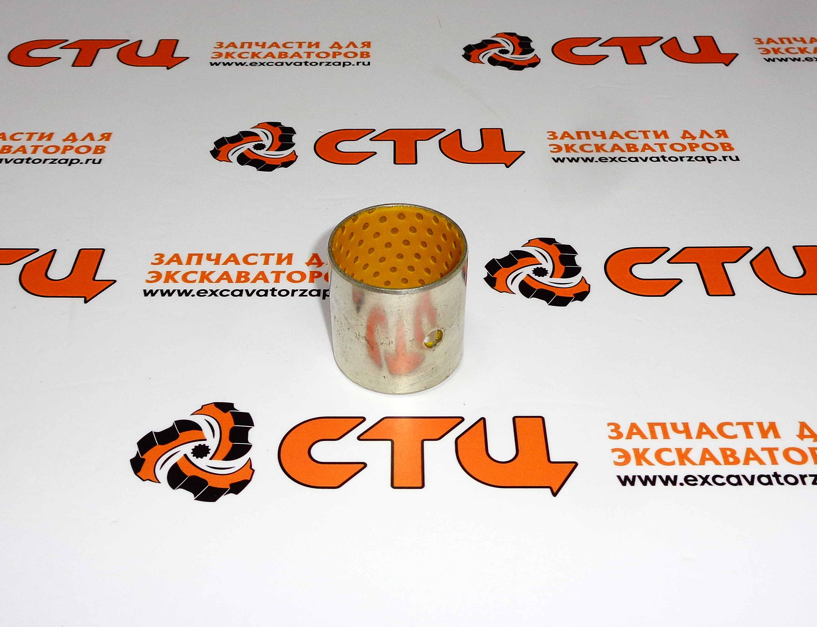 Втулка VOE11709908 в основание гидроцилиндра челюсти (нижняя, под палец диаметром 30мм) экскаватора погрузчика Volvo BL61, BL71