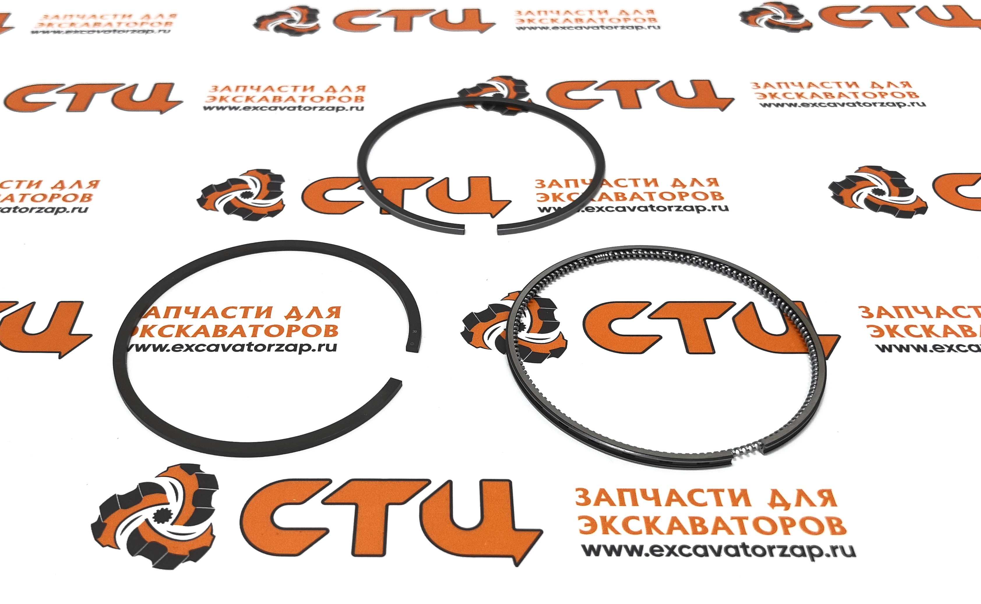 Кольца поршневые 32A17-02010 двигателя экскаватора Hyundai R160LC-7, R170W-7, R170W-9S, R180LC-7, R180LC9S, R180W-9S