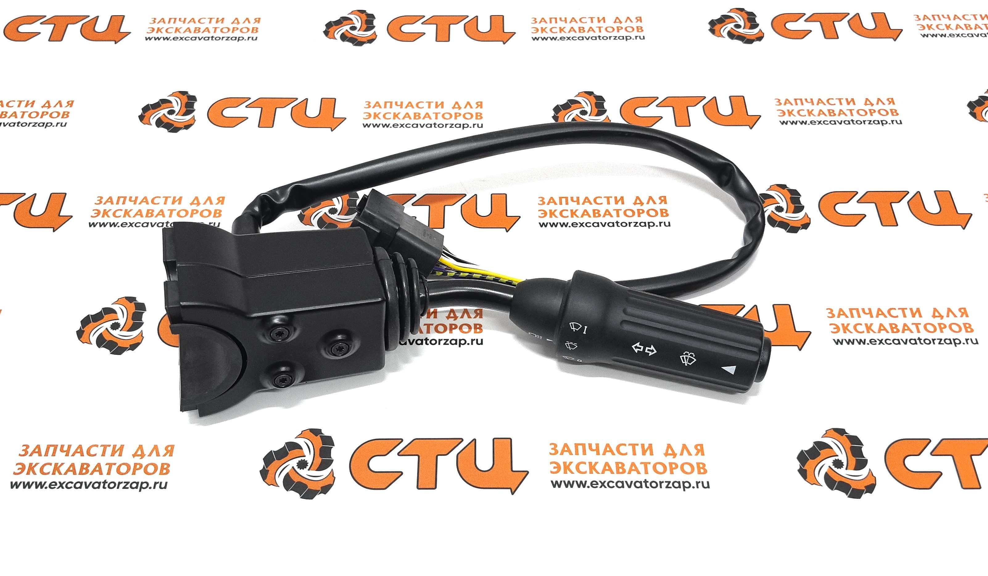 Переключатель VOE11709757 подрулевой правый (свет поворотники) экскаватора погрузчика Volvo BL61, BL71