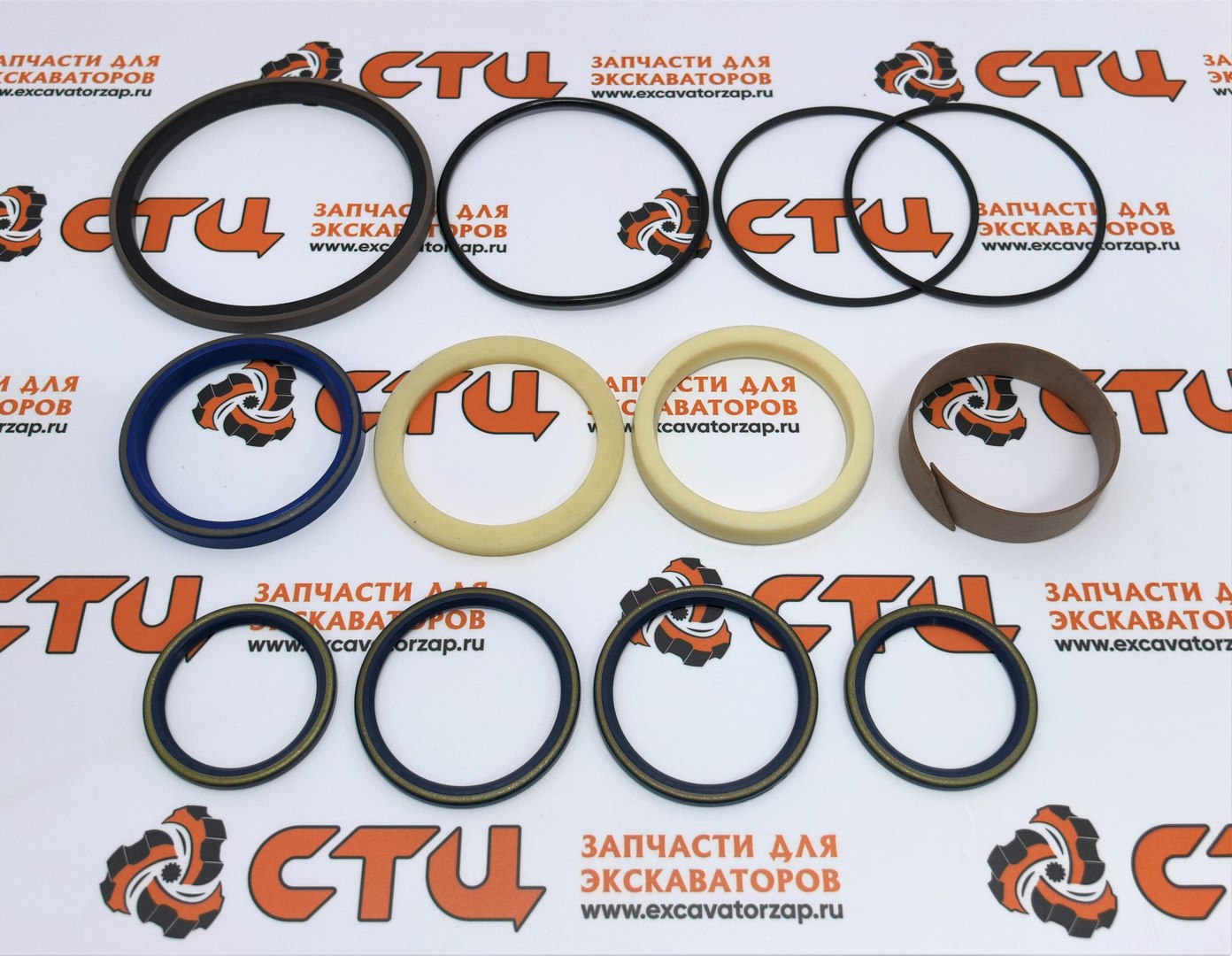 Ремкомплект 87633295 (Турция) гидроцилиндра рукояти экскаватора погрузчика CASE 580SR, 695SR