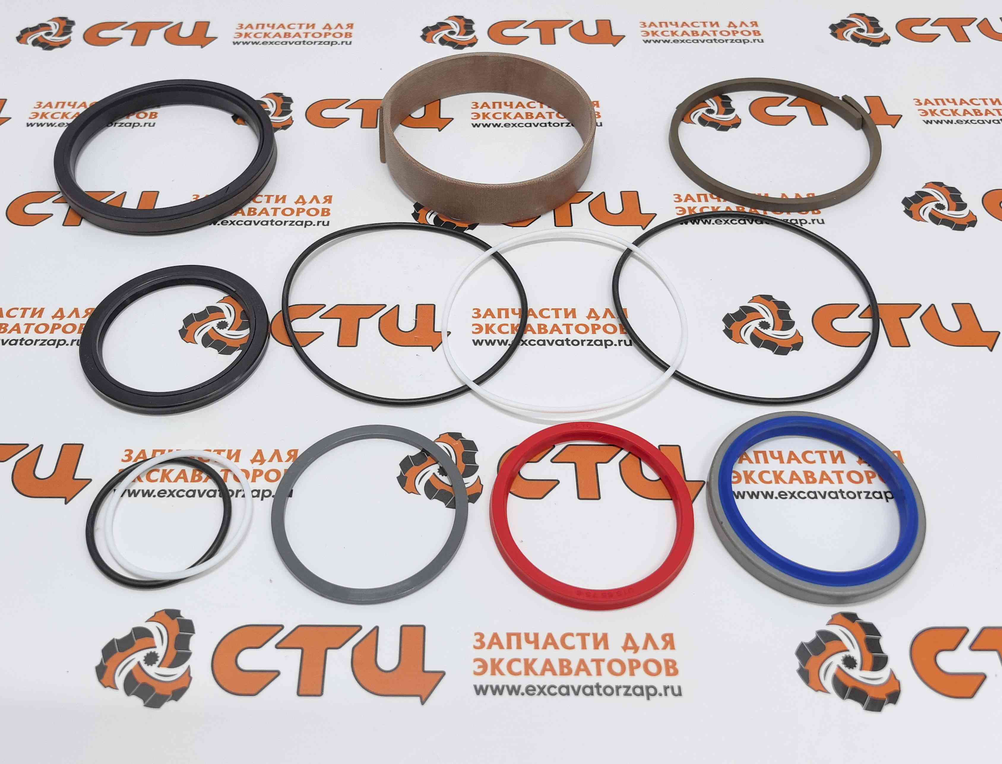 Ремкомплект гидроцилиндра аутриггера (лапы) отвала Hyundai R140W-9S R170W-9S R180W-9S XKCC-00097