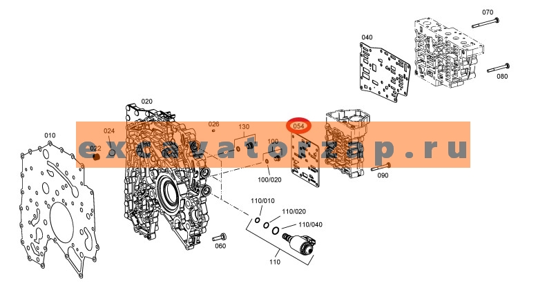 Запчасти Hidromek 102B/102S
