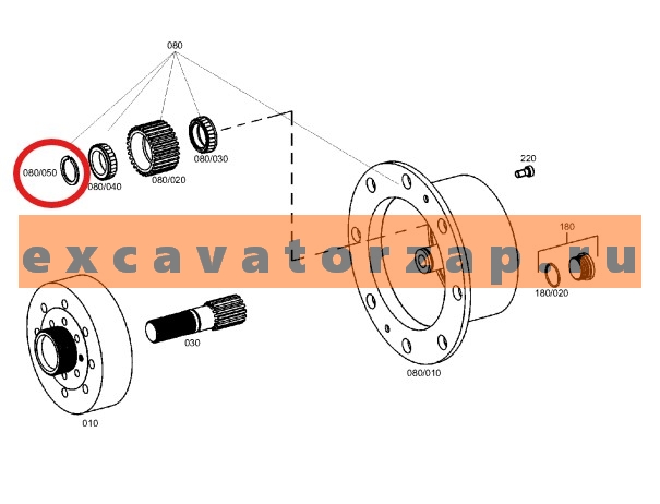 Запчасти Hidromek 102B/102S