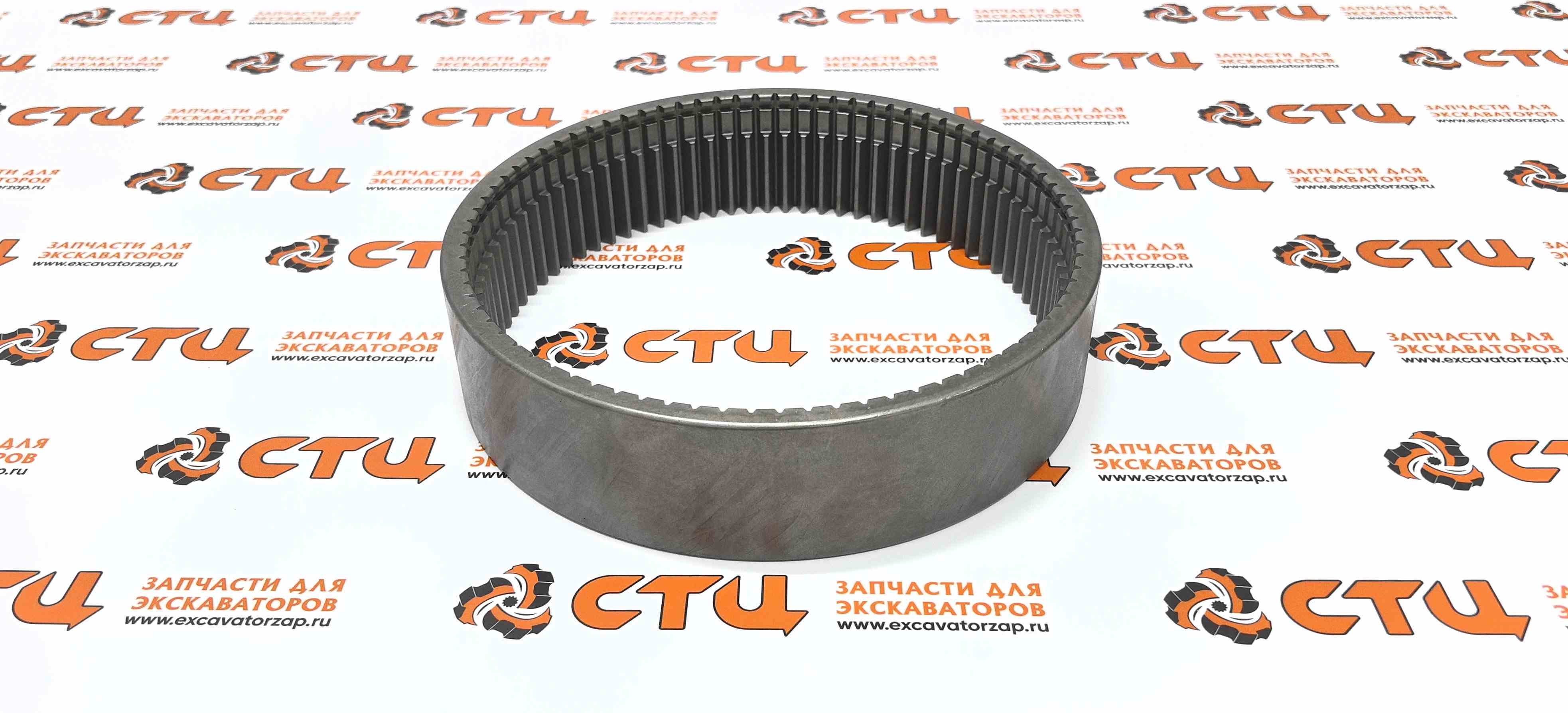 Шестерня 210-7302, 2107302 коронная переднего и заднего моста экскаватора погрузчика CAT428, CAT432, CAT434, CAT444