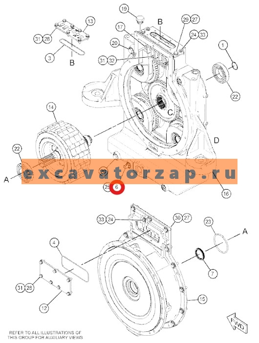 Датчик 234-5013, 2345013 (аналог, КНР) температуры (КПП, топлива, антифриза) экскаватора погрузчика САТ 428F2, асфальтоукладчика CAT