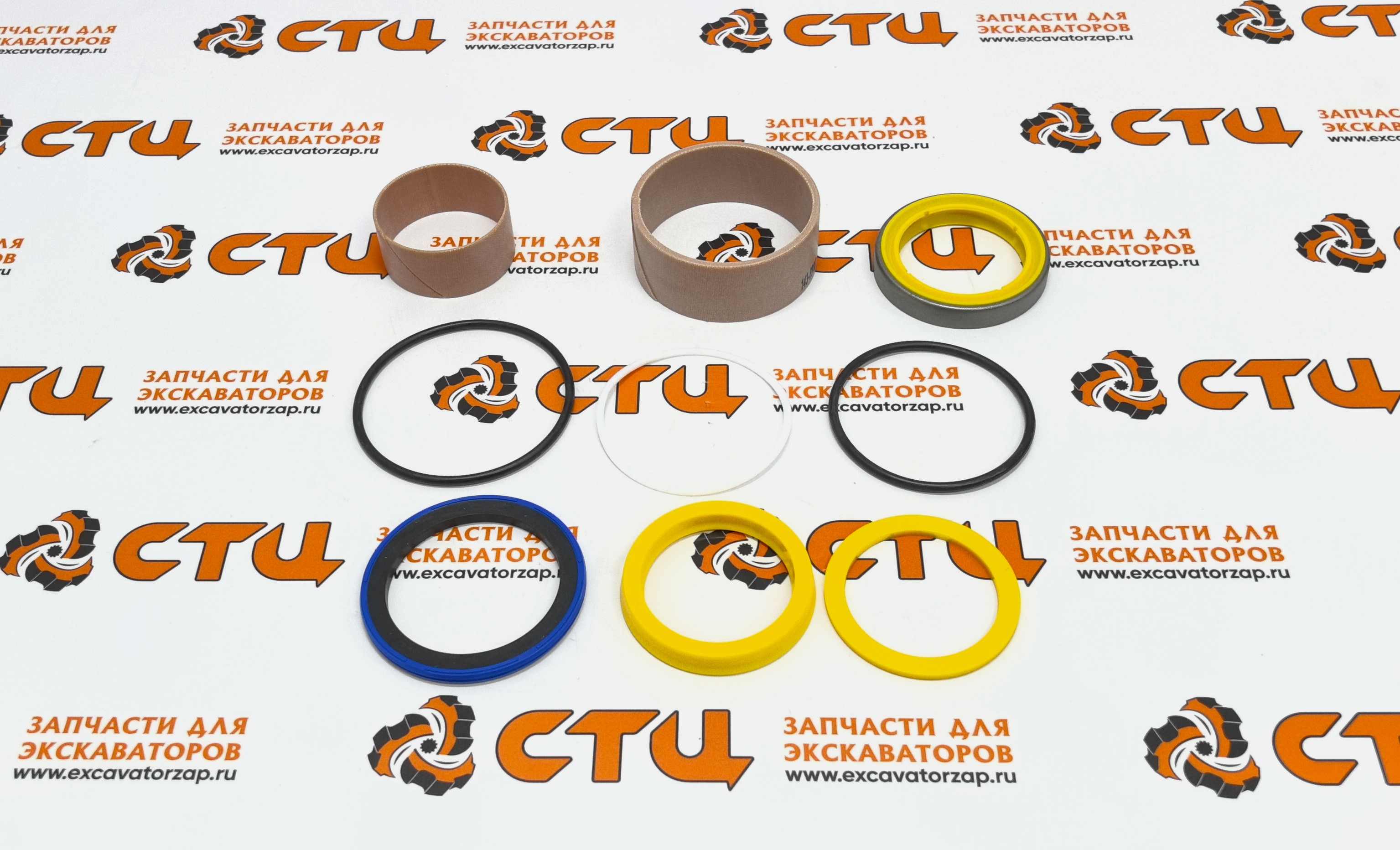 Ремкомплект 261-7175, 2617175 гидроцилиндра опрокидывания переднего ковша экскаватора погрузчика CAT428