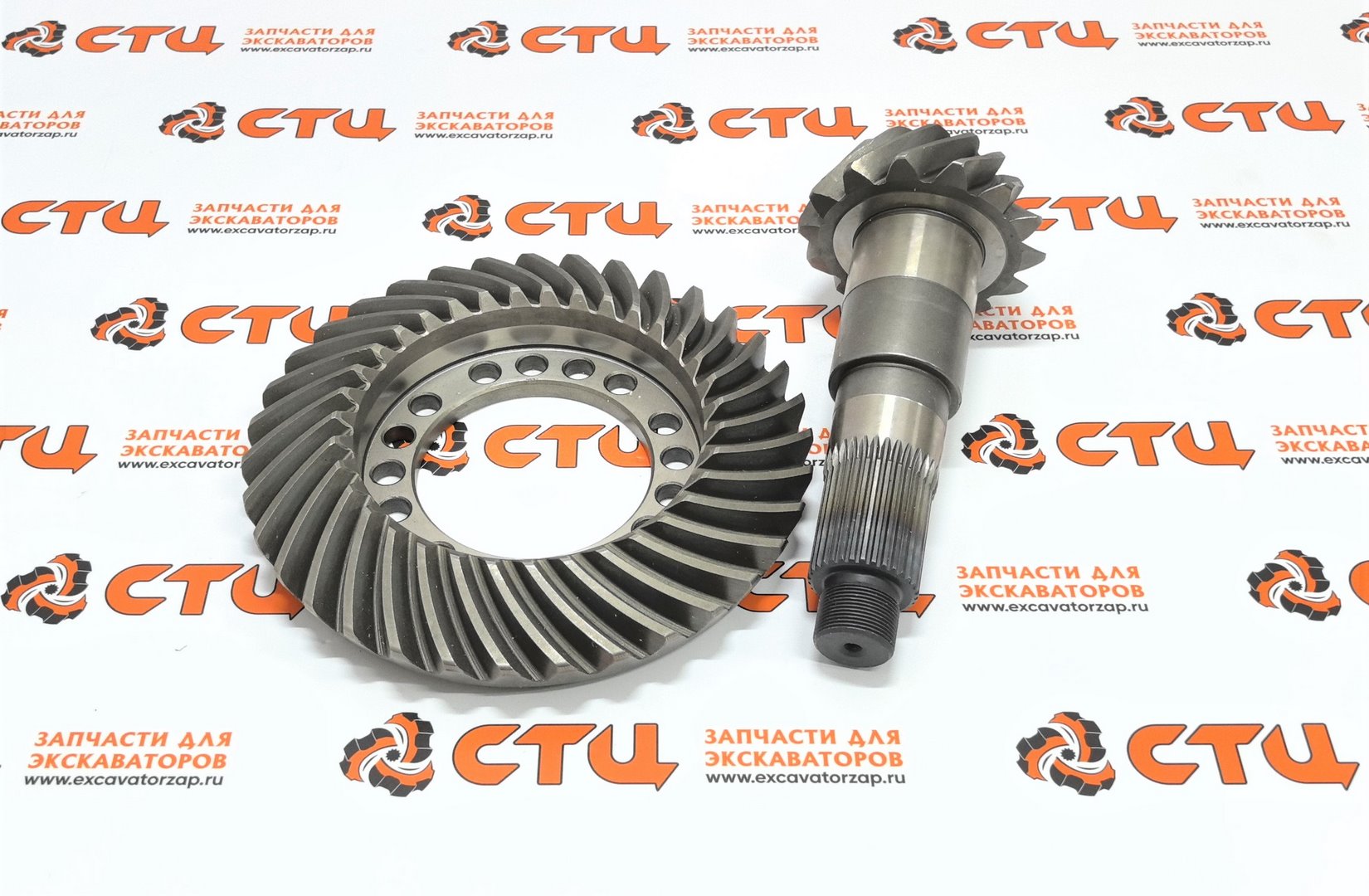 Главная пара ZGAQ-02300 + ZGAQ-02299 переднего, заднего мостов экскаватора HYUNDAI HW210, R200W7, R200W7A, R210W-9, R210W9A, R210W9AMH, R210W9MH, R210W9S