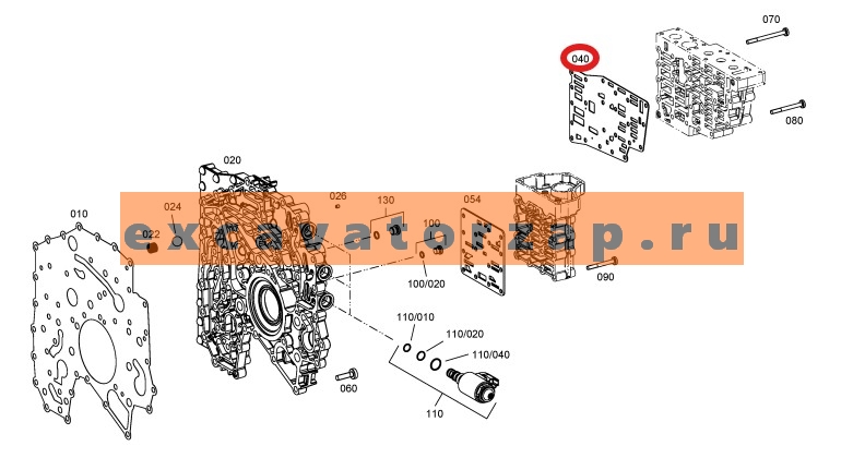 Запчасти Hidromek 102B/102S