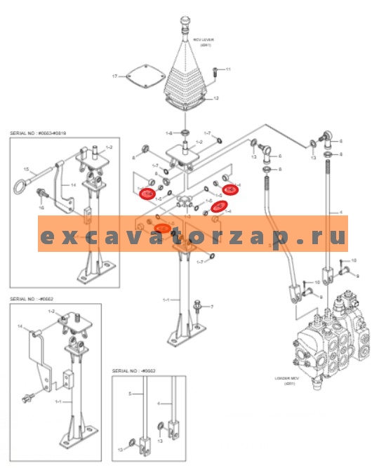 Втулка S731-010007 (крестовины рычага ) экскаватора погрузчика HYUNDAI H940S