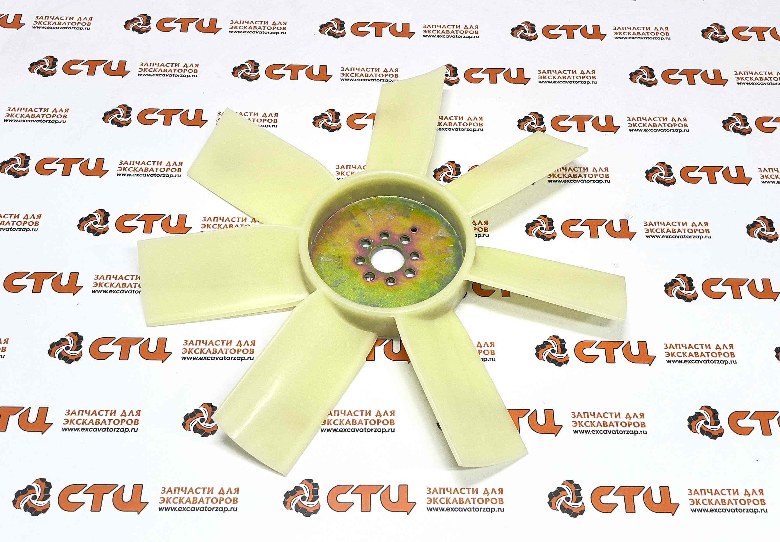 Крыльчатка YM123910-44740 вентилятора (КИТАЙ) экскаватора погрузчика Komatsu WB97S-2