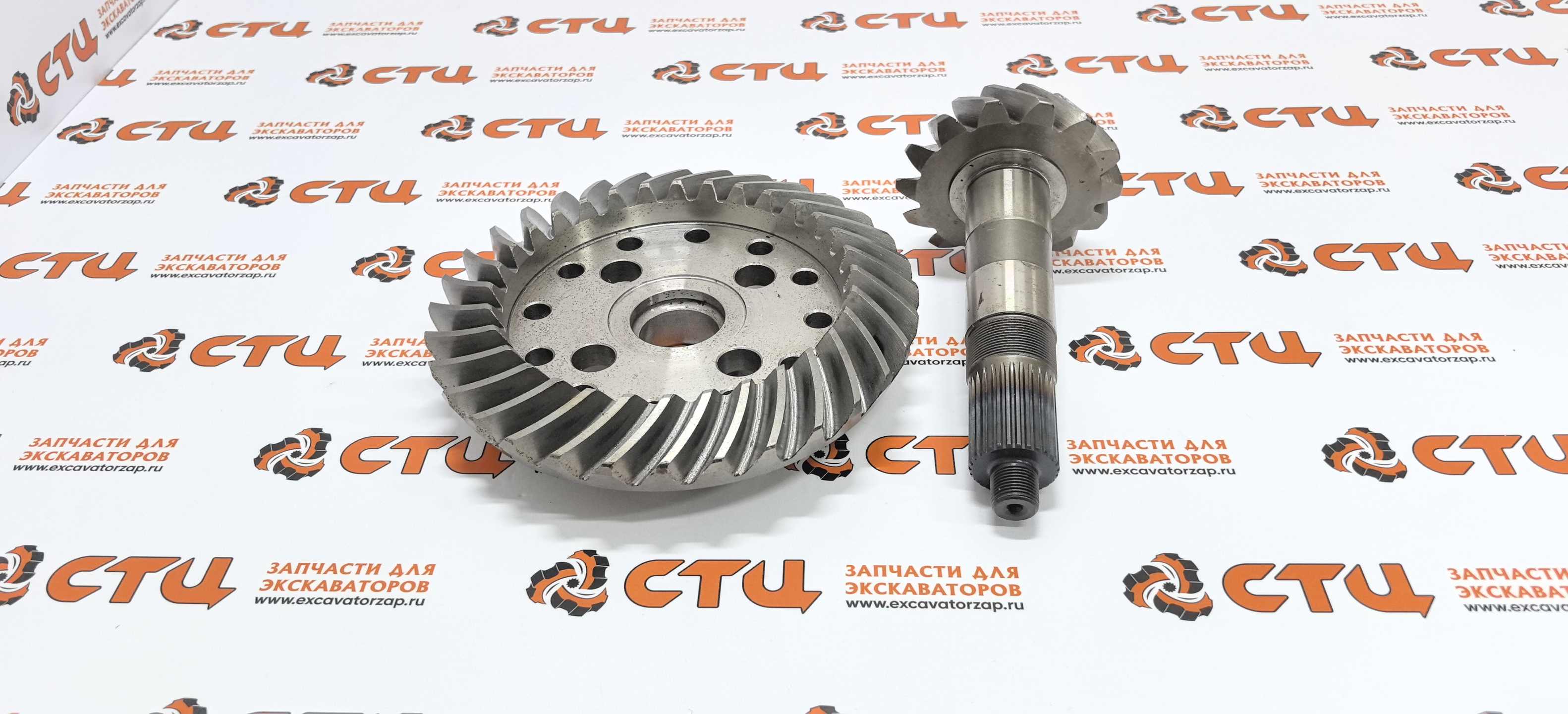 Главная пара ZTAM-00619 (АНАЛОГ) переднего, заднего мостов экскаватора HYUNDAI R140W7, R140W7A, R140W9